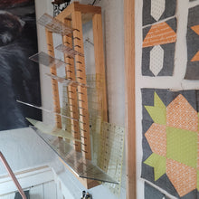 Load image into Gallery viewer, Handcrafted Solid Hardwood Ruler Rack