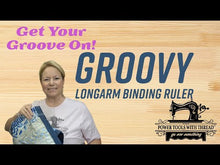 Load and play video in Gallery viewer, Groovy Longarm Binding Ruler
